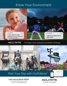 My AcuRite - Full page magazine ad for Trade Show. 2018